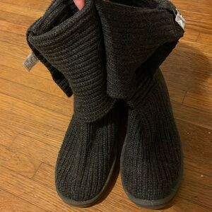 Ugg Tall Cardy Grey Boots. Like new condition. Size 10.